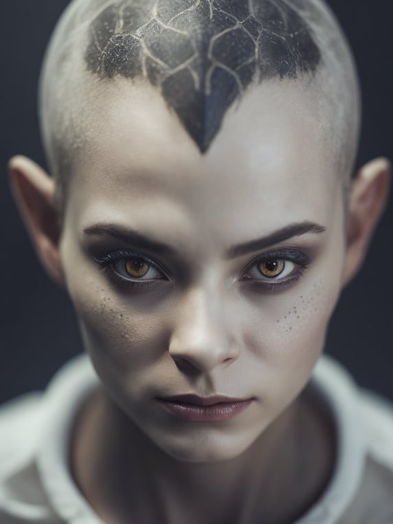 fantasy alien concept art, scary,...
