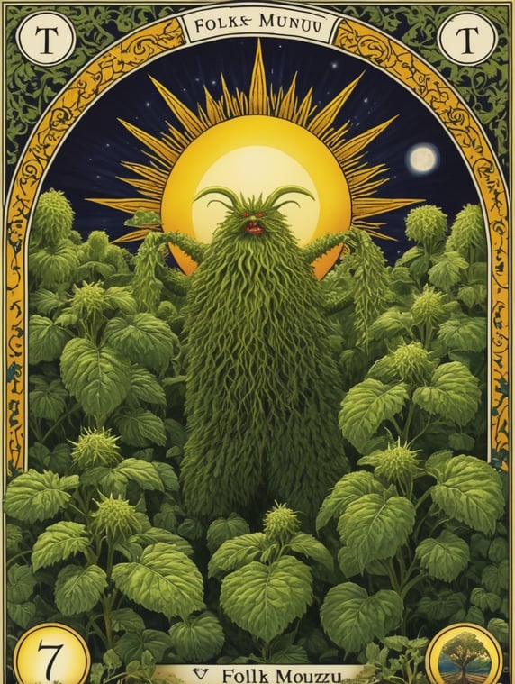 folk sun monster, hirsute kudzu, ...