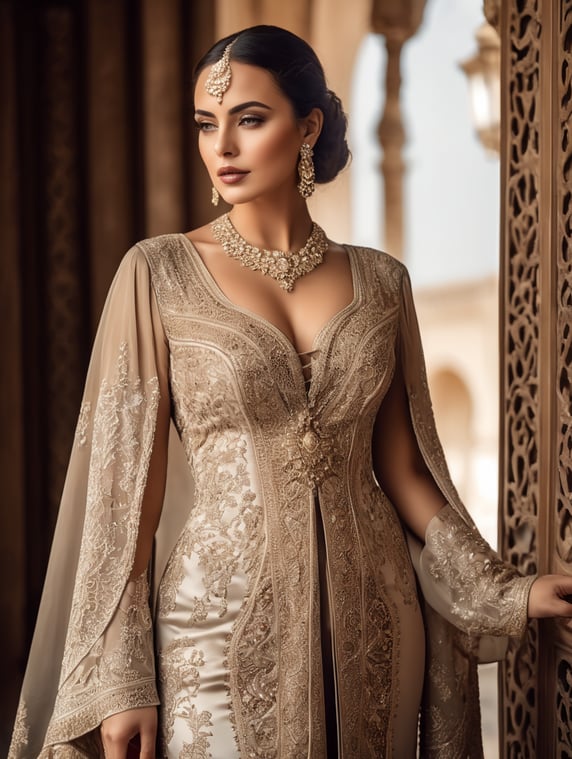 Caftan traditionnel, morrocan sty...