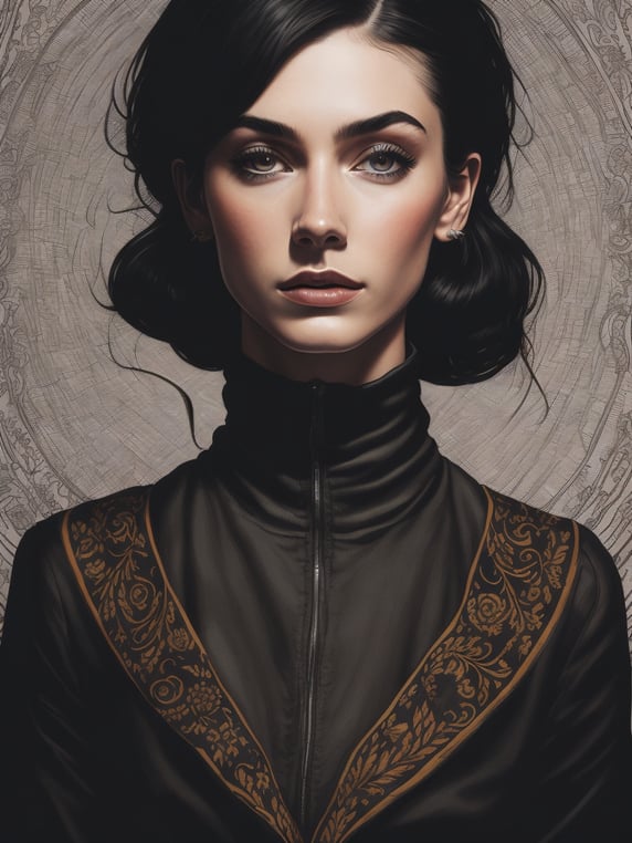 This artwork of a girl by George ...