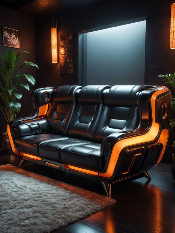 subject: A futuristic couch made ...