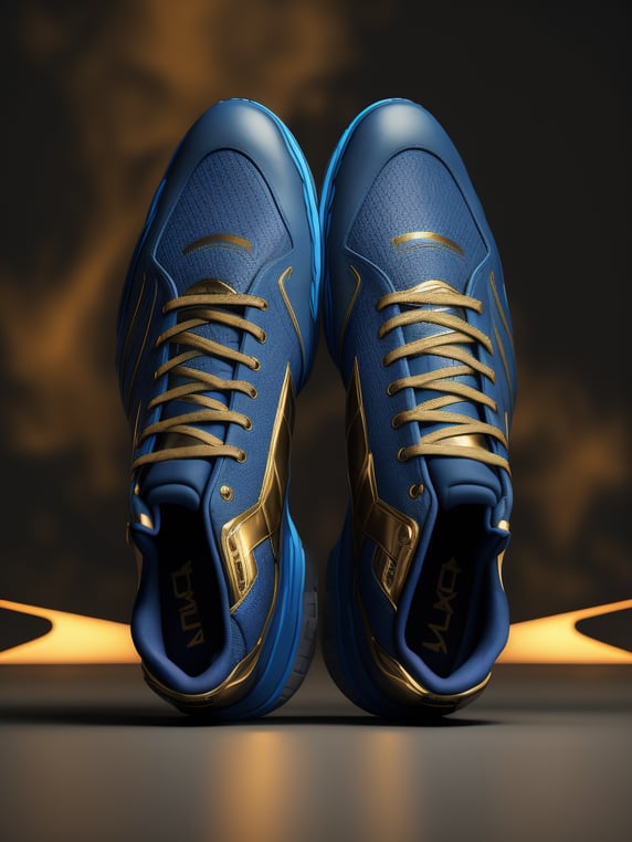 realistic photo of sports sneaker...