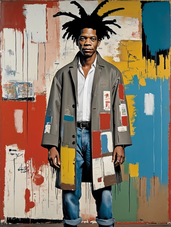 Jean-Michel Basquiat large coats ...
