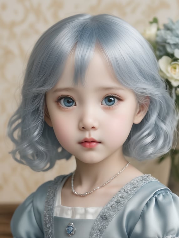 a unique real ai silver and blue ...
