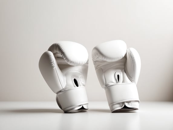 boxing gloves mockup