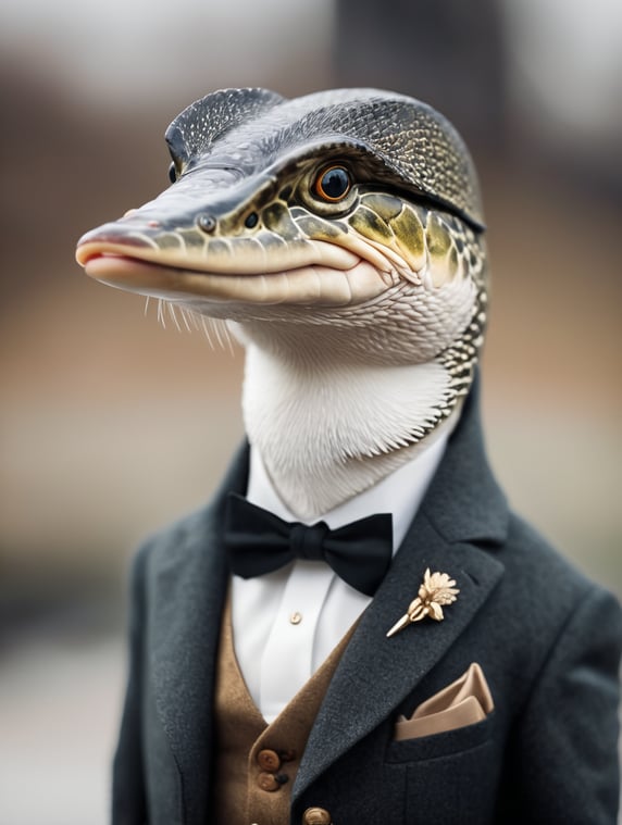 A Pike looking like a distinguish...