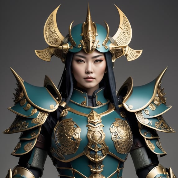 Samurai Atlantean robot themed qu...
