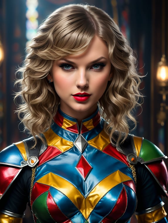taylor swift as harlequin, DC, fu...