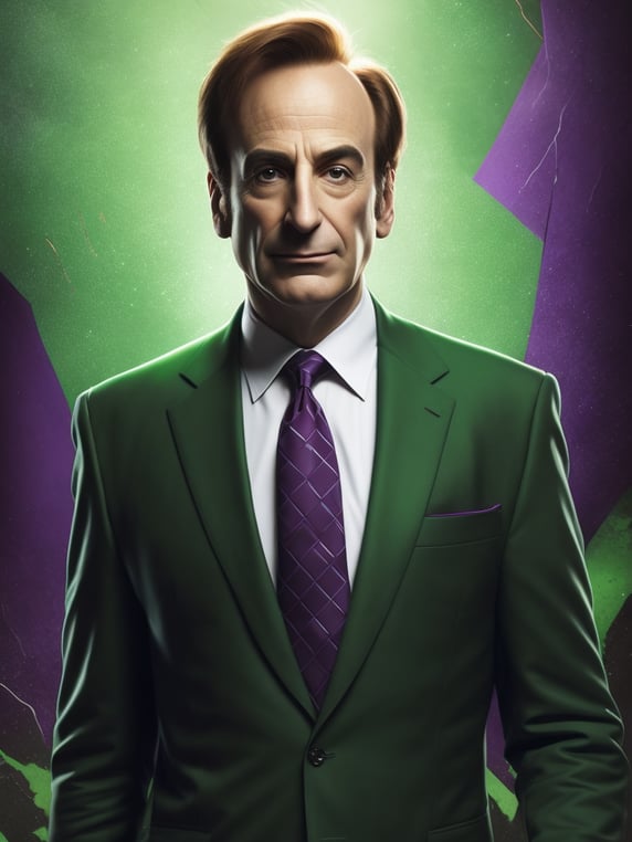 Saul goodman as green globin in a...