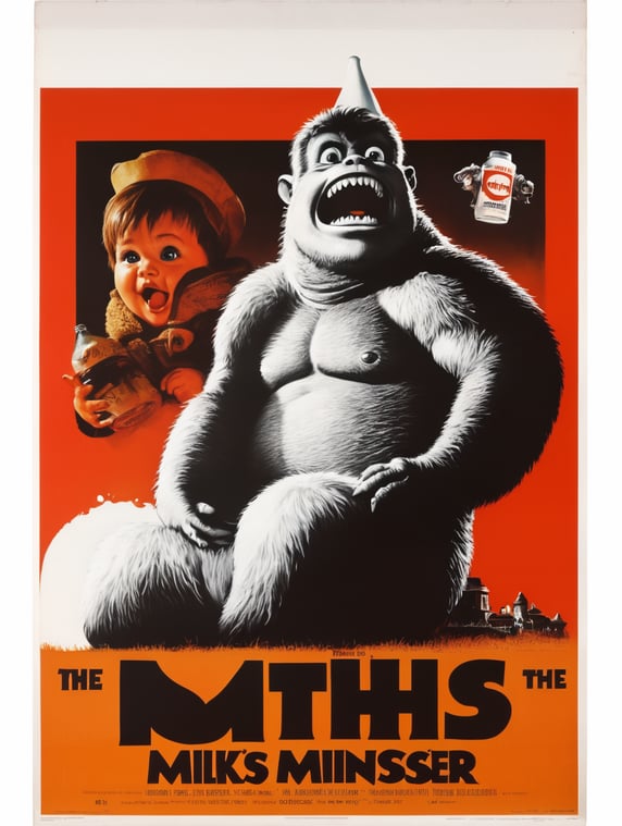 A vintage 1960s movie poster of a...