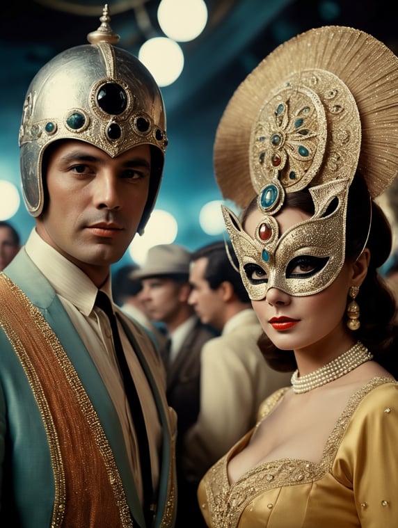 masquerade space people 1960s 196...