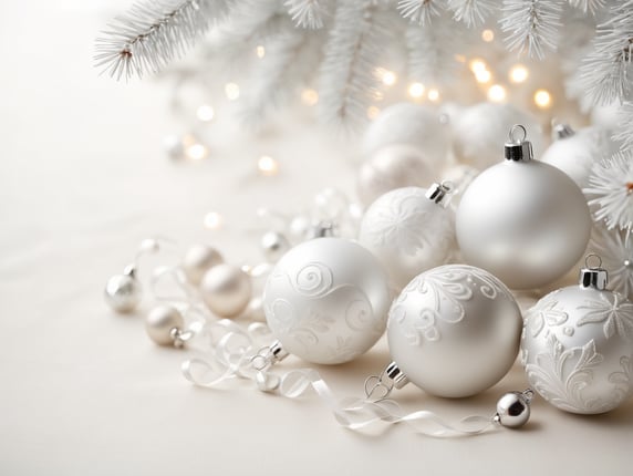 Christmas background with decorat...