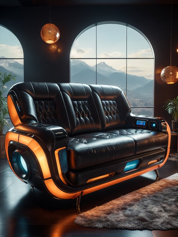 subject: A futuristic couch made ...