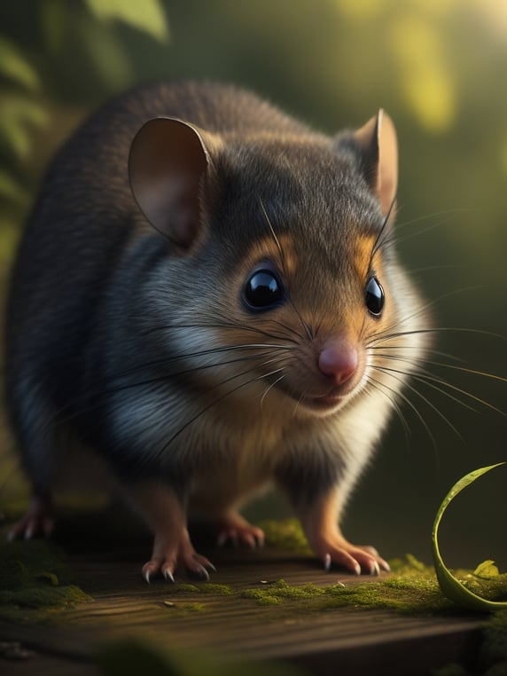 One extremely cute and fluffy dor...