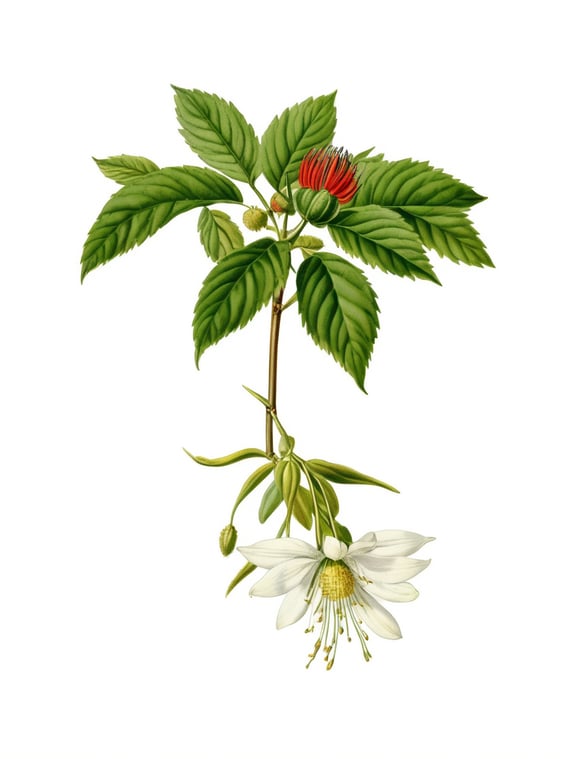 vintage accurate botanical illust...