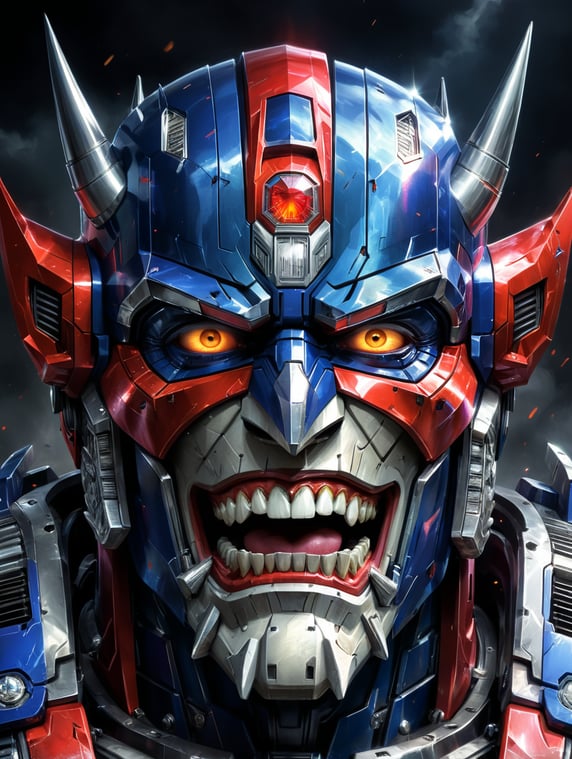 diamond teeth, rich-looking Optim...