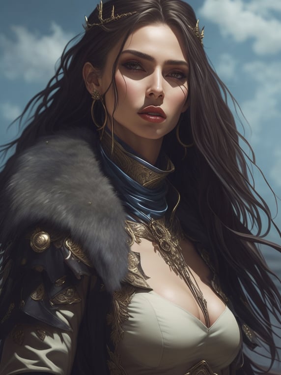 /draw  the girl is a model, stand...