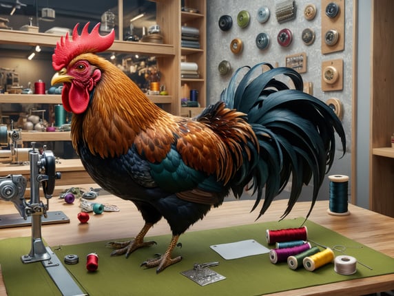 Create a picture of a modern sewi...