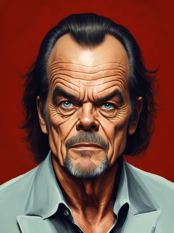 Jack Nicholson, Hero portrait, Il...