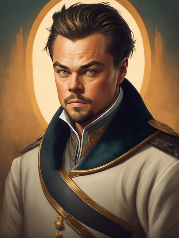 Portrait of Leonardo DiCaprio as ...
