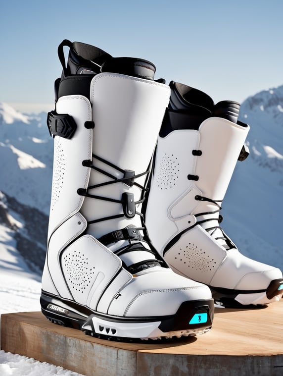 snowboard boots futuristic sole d...