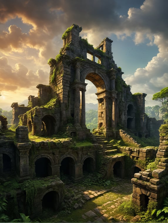 ancient ruins landscape