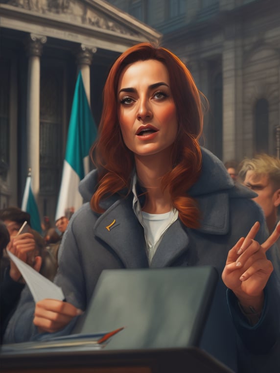 A photorealistic illustration of ...