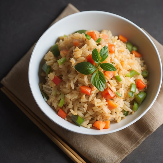 top view, thai style fried rice, ...